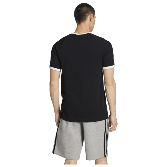 Adidas Ανδρική κοντομάνικη μπλούζα Essentials 3-Stripes Slim Ringer T-Shirt
